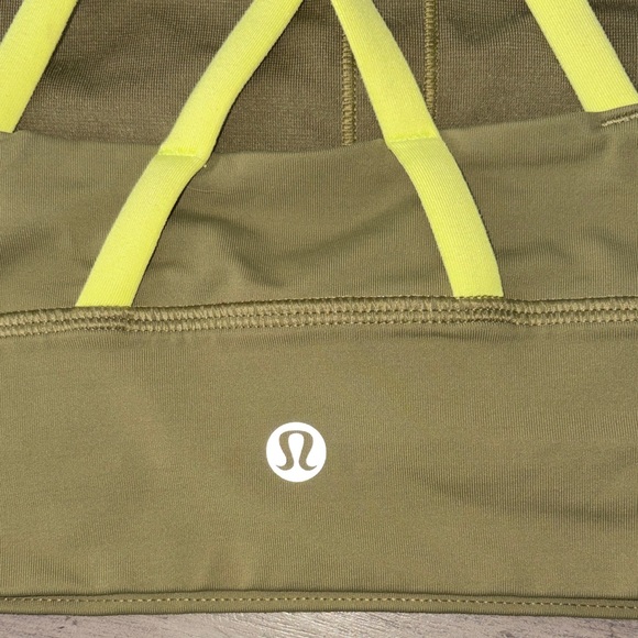 Lululemon Olive Green Sports Bra - Picture 3 of 4